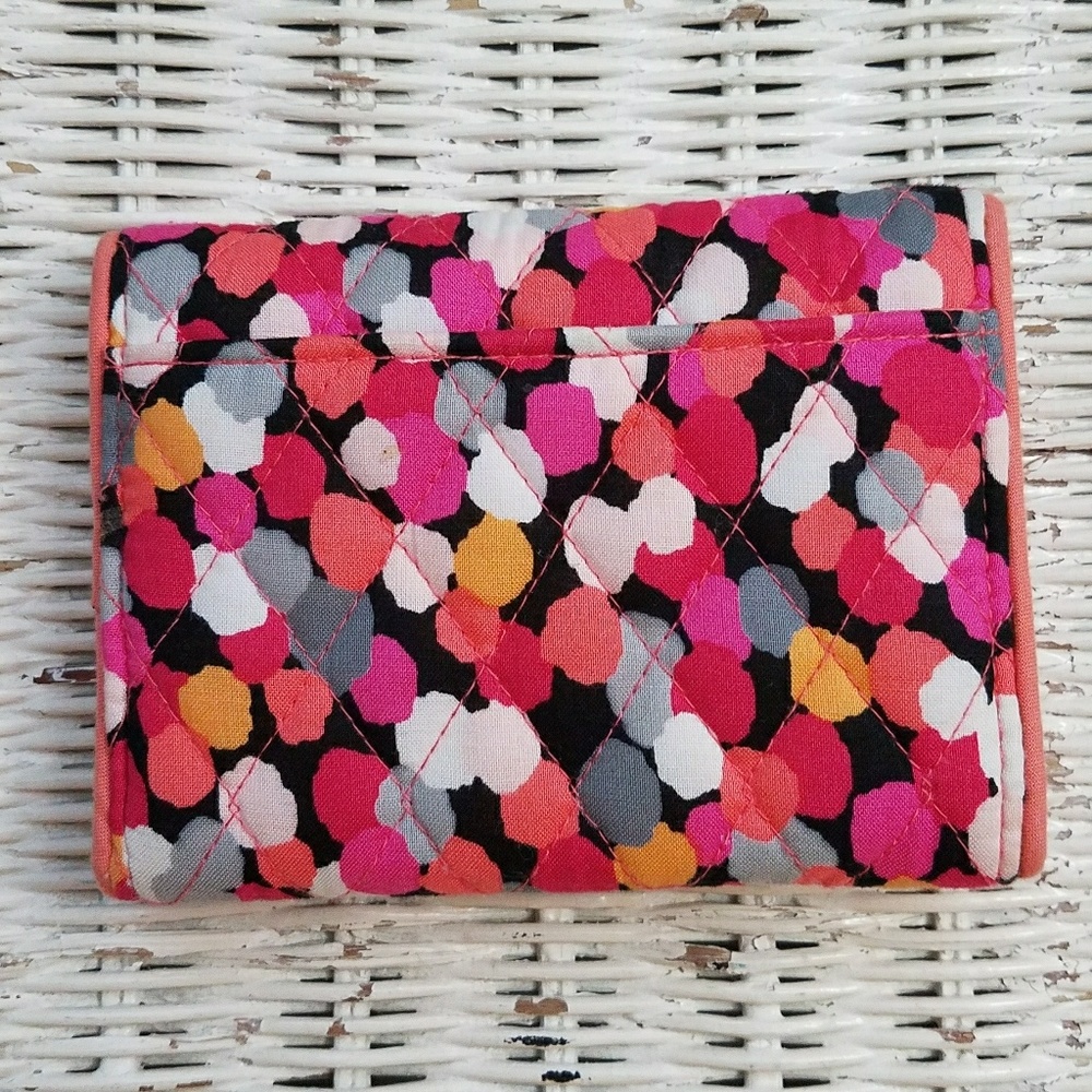 Vera Bradley Pixie Confetti Trifold Wallet - Picture 2 of 8